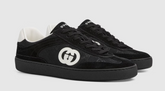 Black suede