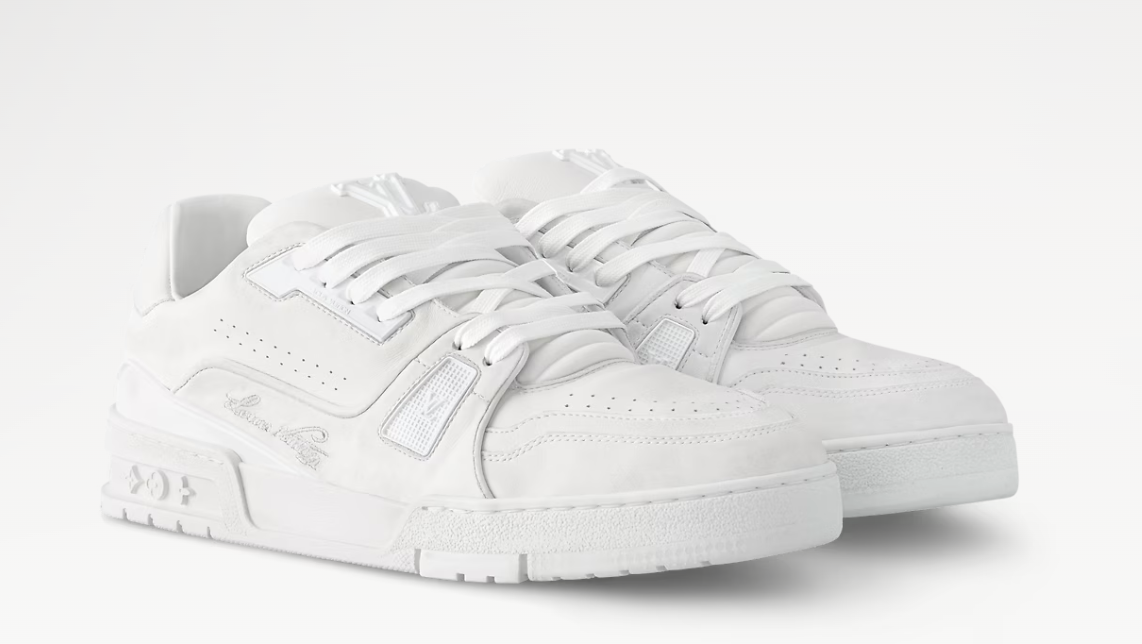 LV Trainer Distressed Sneaker