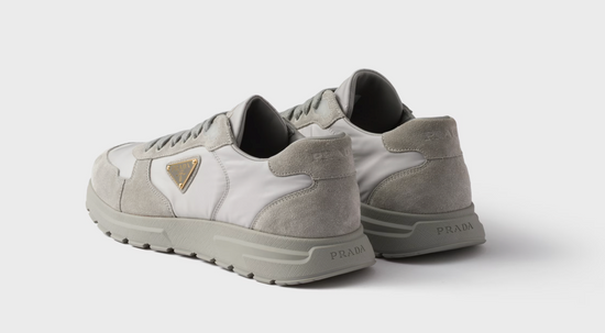 Prax 2.0 Re-Nylon and suede sneakers