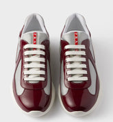 Burgundy-Silver