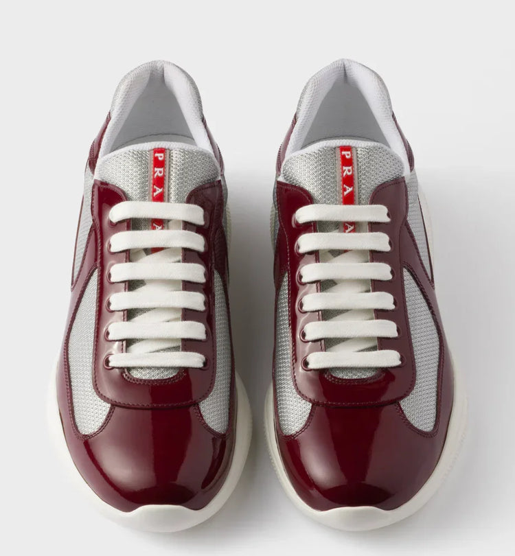 Burgundy-Silver