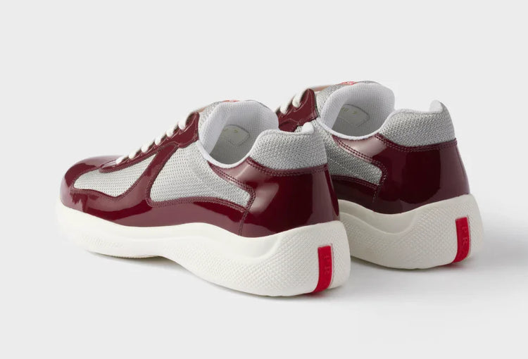Burgundy-Silver