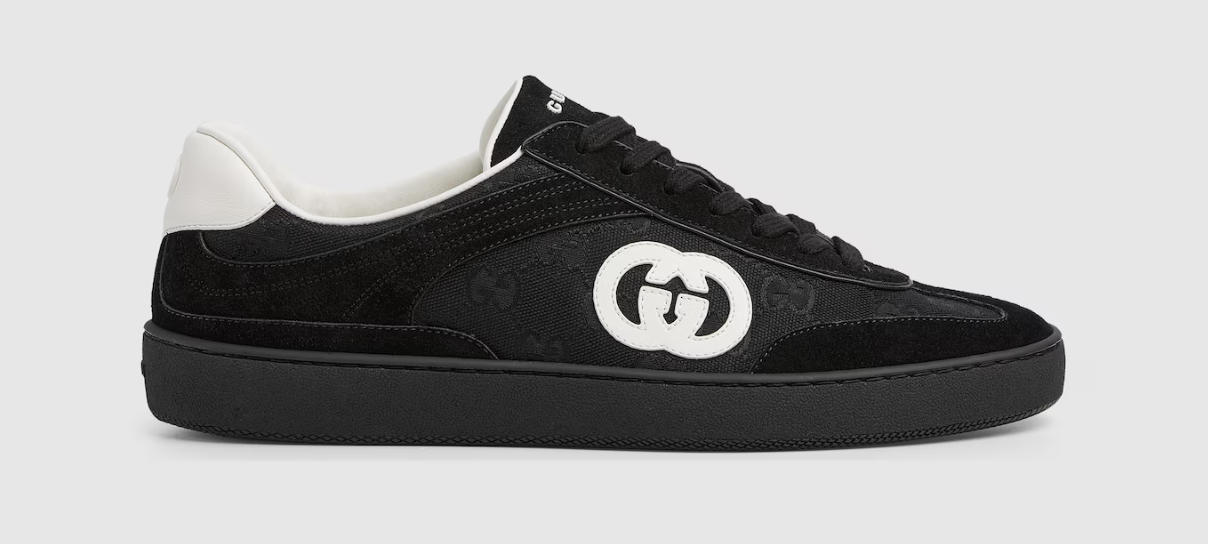 Black suede