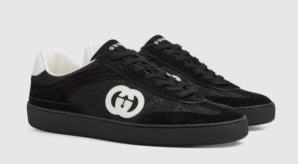 Black suede
