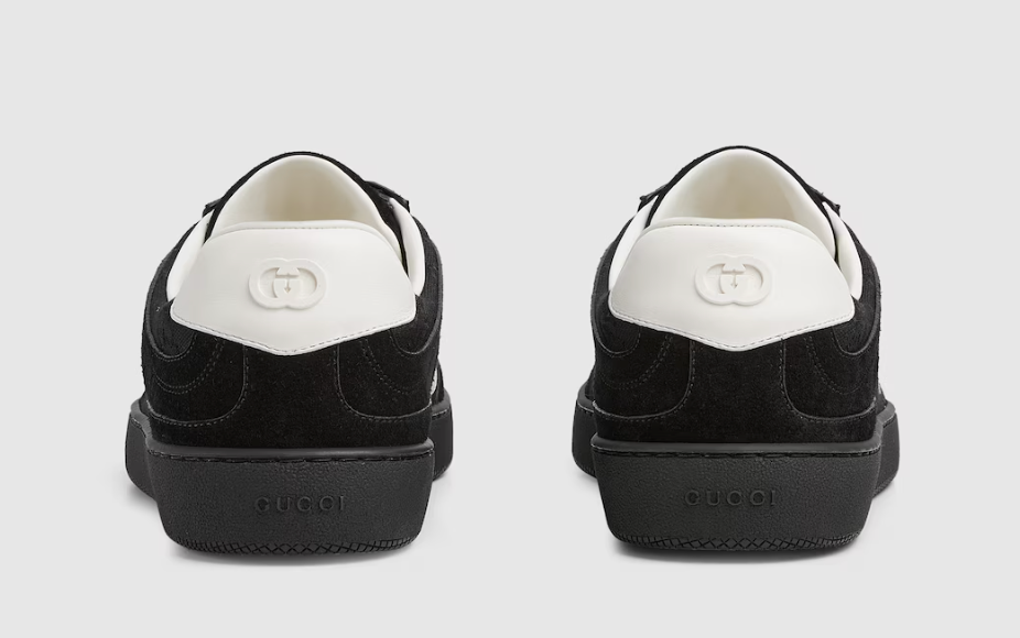 Black suede