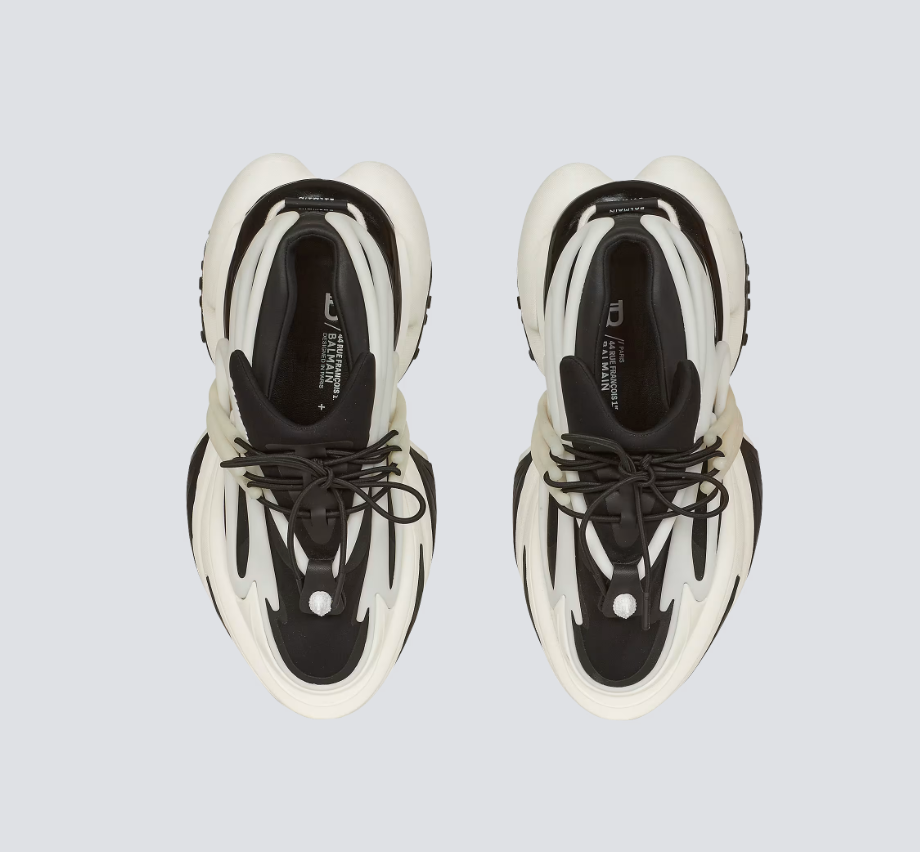 Unicorn low-top sneakers in neoprene and leather
