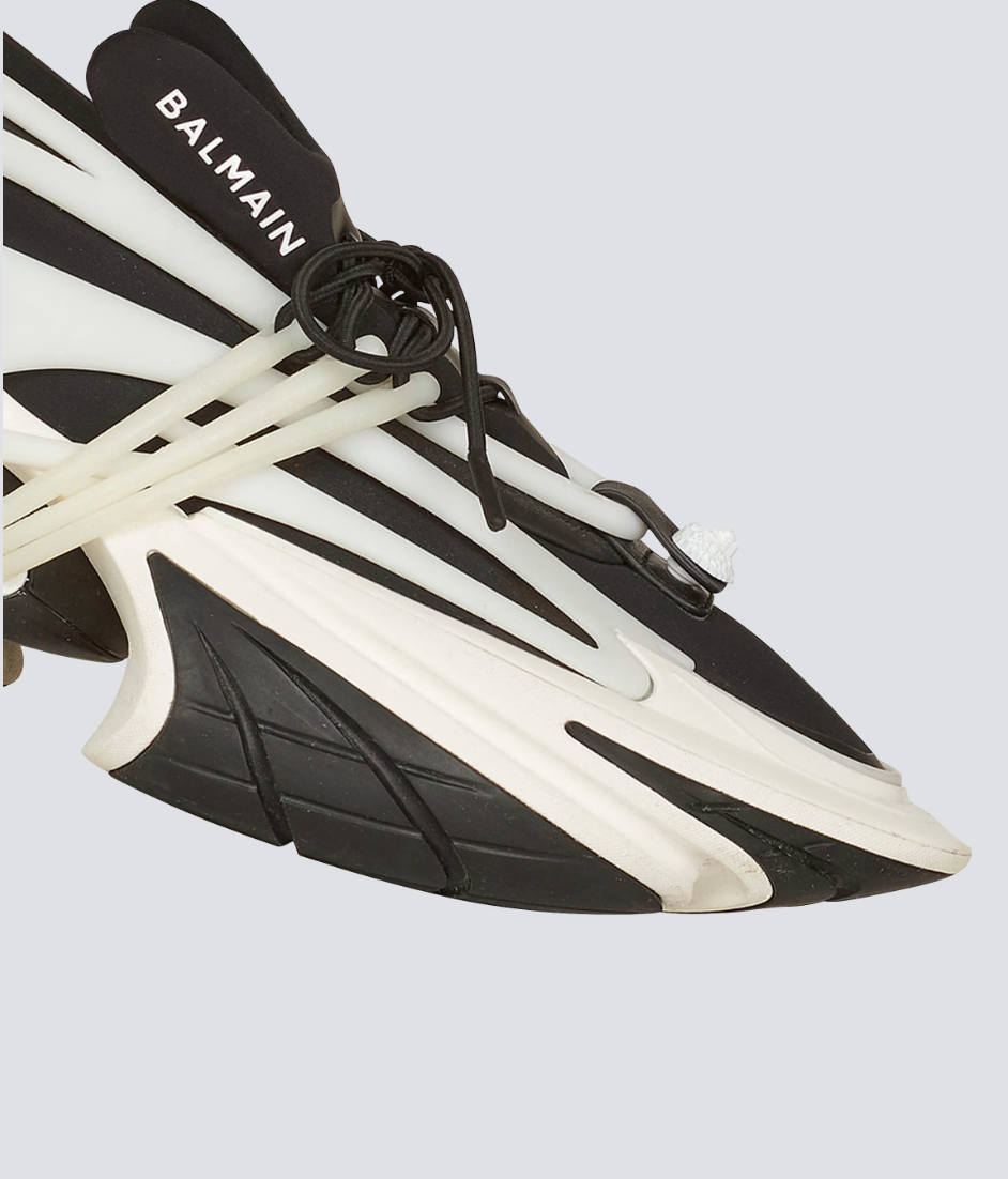 Unicorn low-top sneakers in neoprene and leather