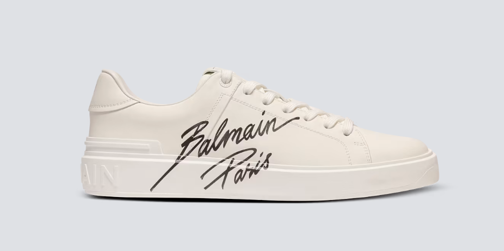 B-Court trainers in calfskin