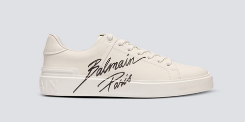B-Court trainers in calfskin