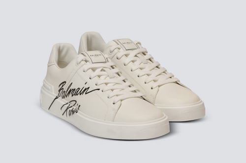 B-Court trainers in calfskin