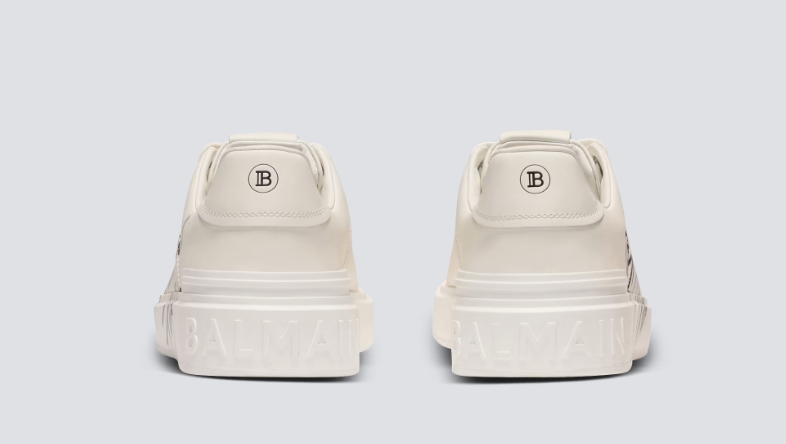 B-Court trainers in calfskin