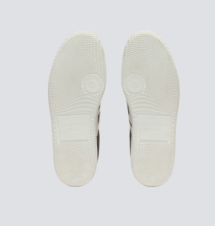 Calfskin Balmain Swan trainers