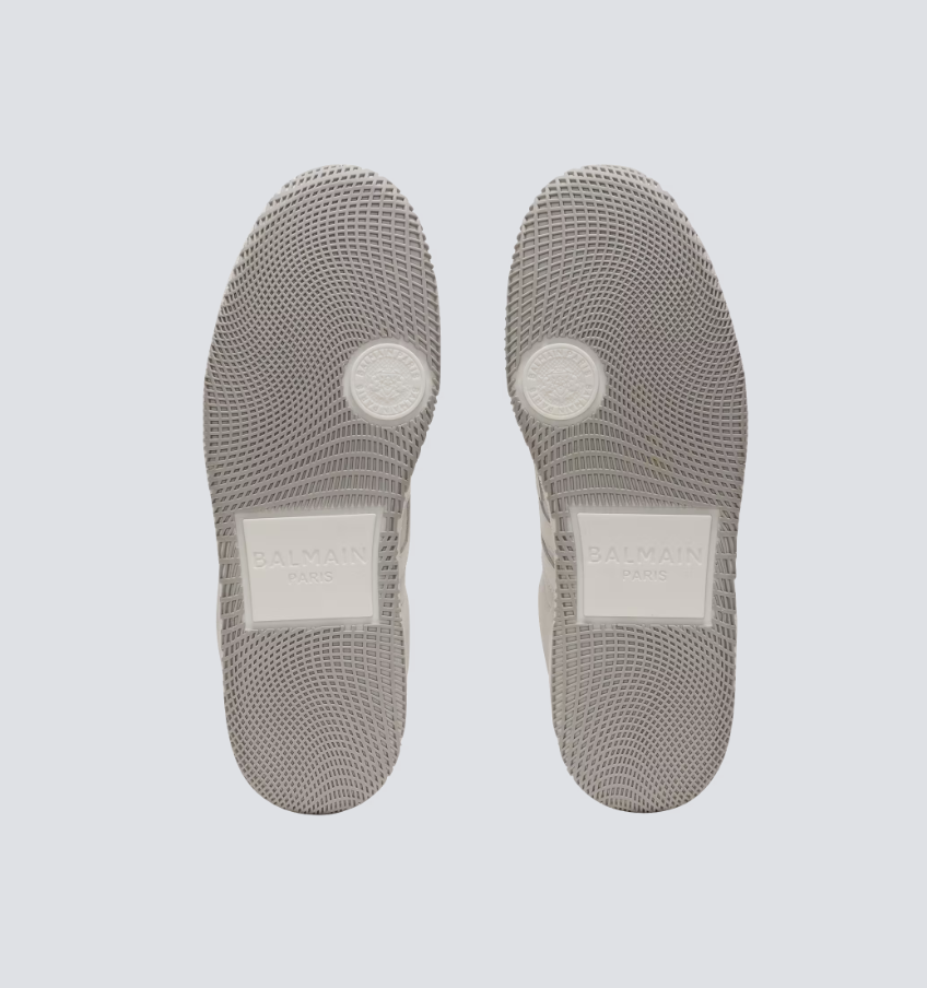 Calfskin Balmain Swan trainers