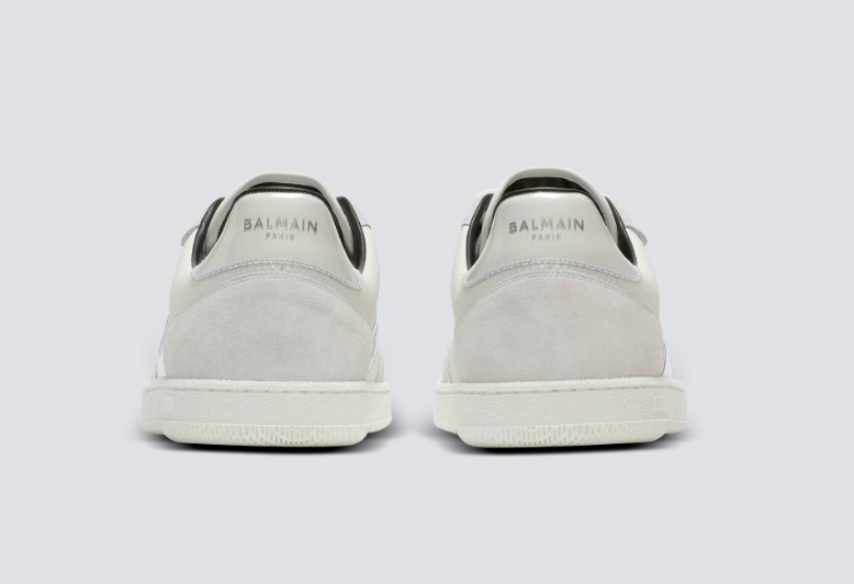 Calfskin Balmain Swan trainers