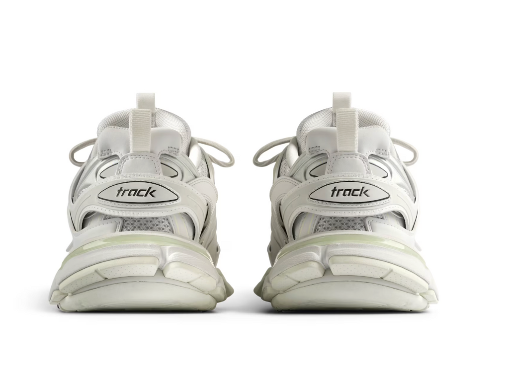 Men's Track Sneaker With Charms in White