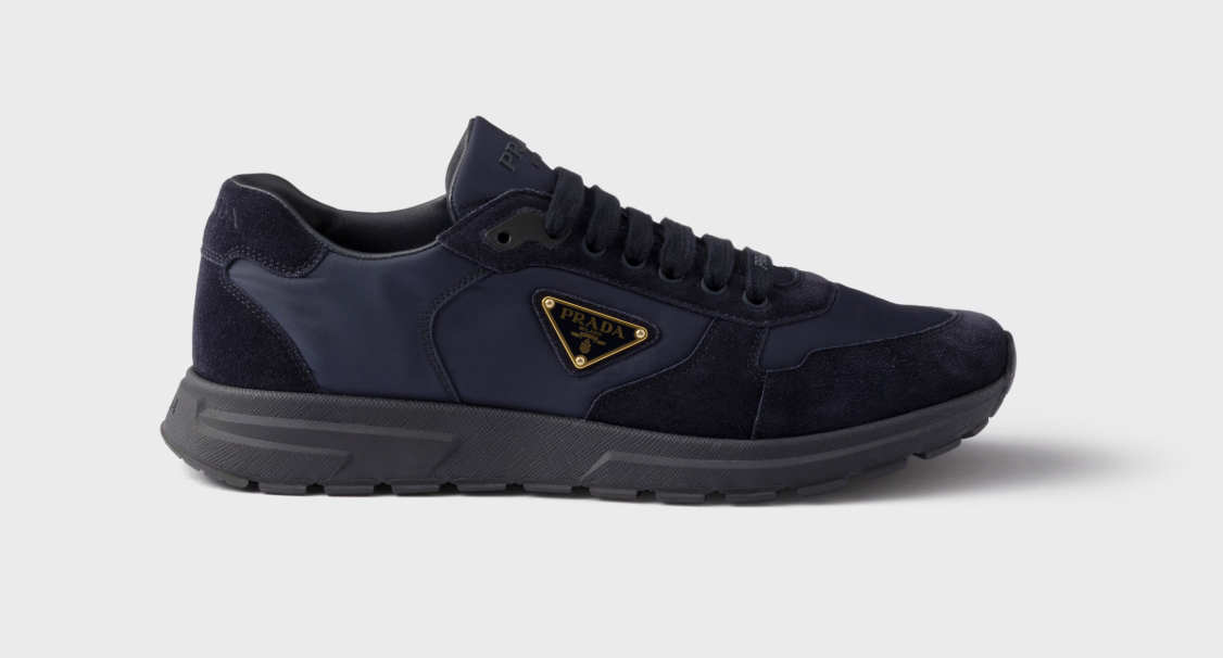 Prax 2.0 Re-Nylon and suede sneakers