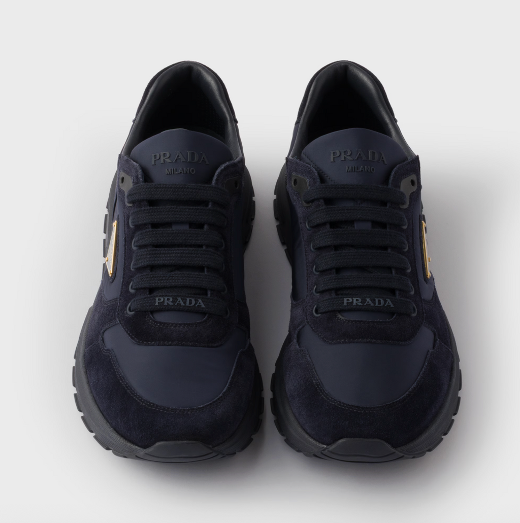 Prax 2.0 Re-Nylon and suede sneakers