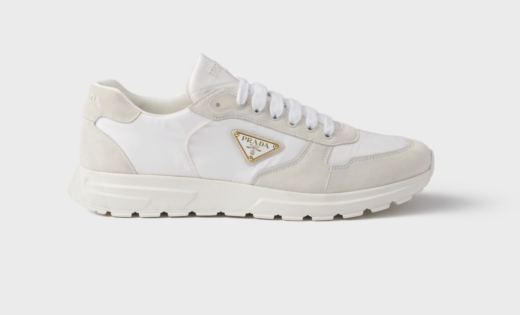 Prax 2.0 Re-Nylon and suede sneakers