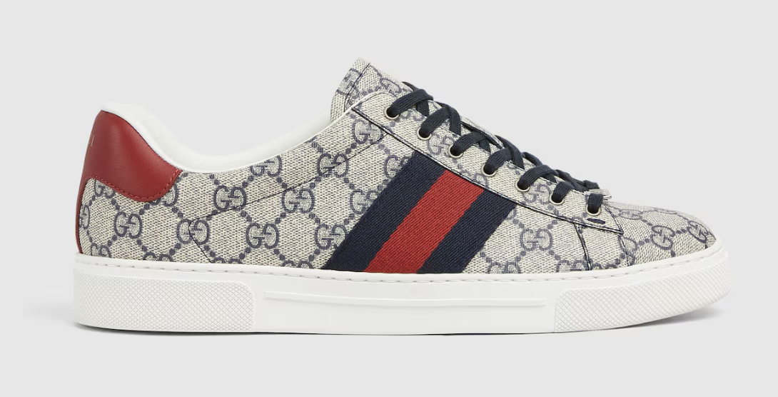 beige and blue GG Supreme
